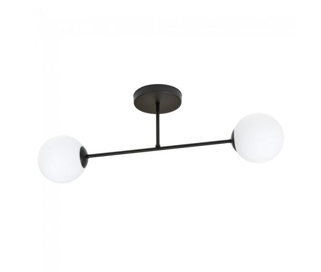 Plafón de techo nicolo opal 2 luces marca wonderlamp