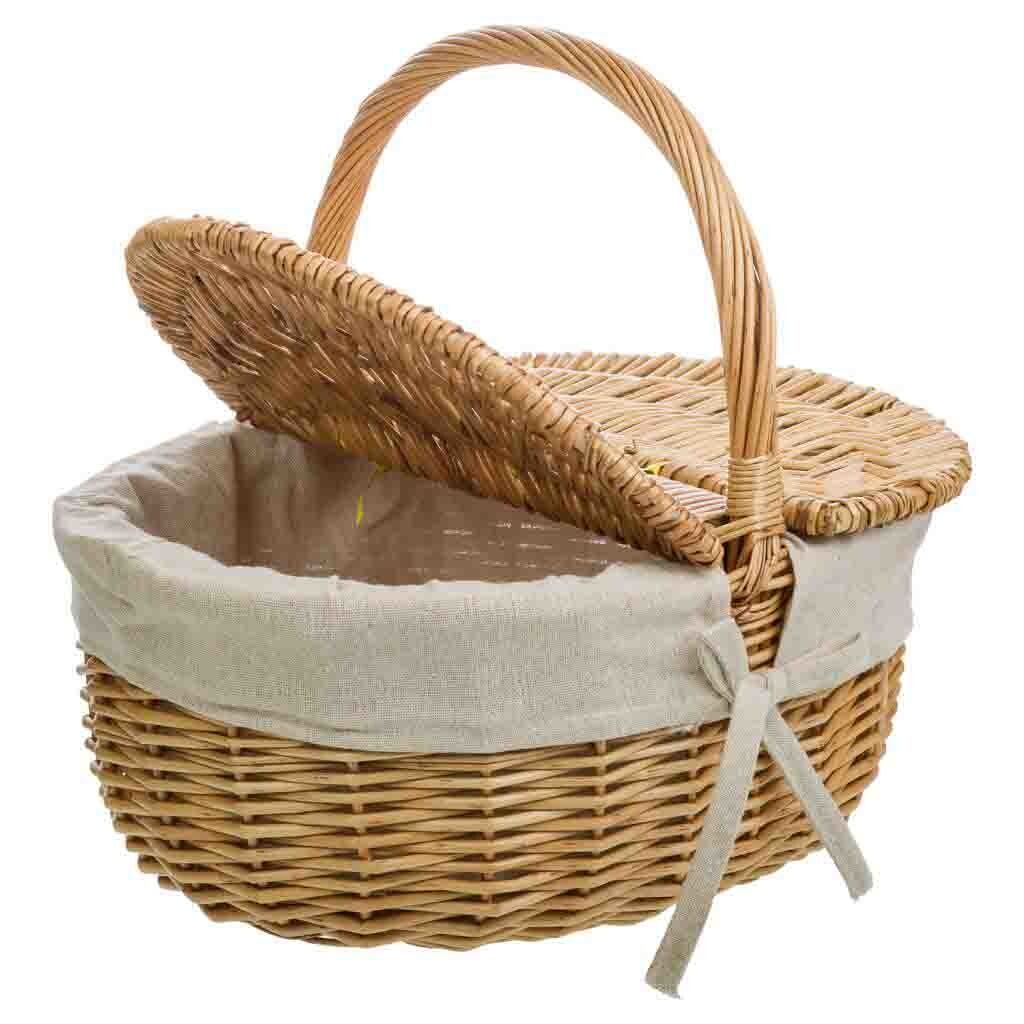 Cesta de mimbre