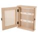 Caja de llaves de madera y rejilla Caja de llaves de madera y rejilla Marrón