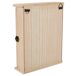 Caja de llaves de madera y rejilla Caja de llaves de madera y rejilla Marrón