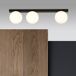 Plafón de techo Enca (3 luces) Acero Nórdico Plafón de techo Enca (3 luces) Acero Nórdico Blanco