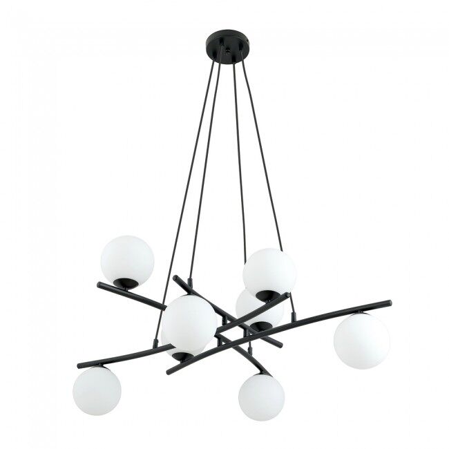 Lámpara colgante lotra opal 8 luces marca wonderlamp
