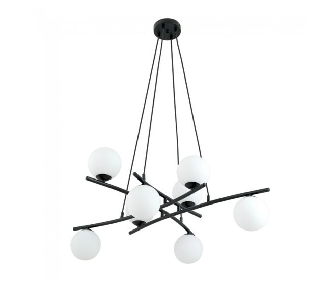 Lámpara colgante lotra opal 8 luces marca wonderlamp