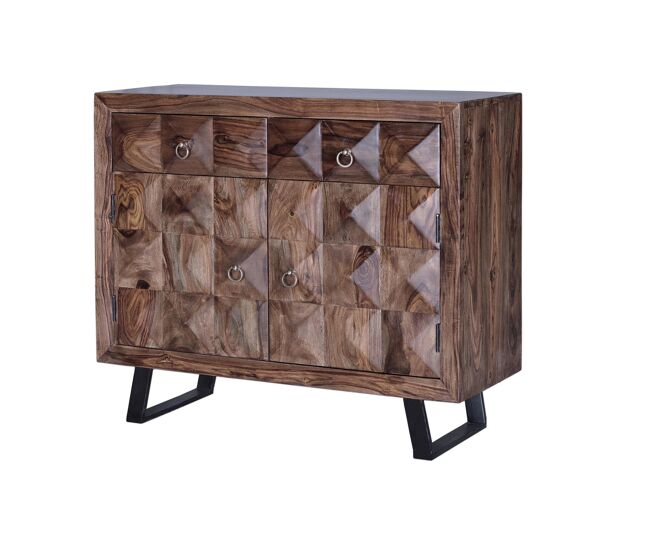 Cómoda madera palisandro color cereza 87x100x40