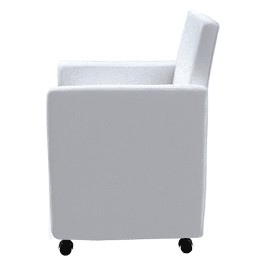 vidaXL Cadeiras de jantar 4 pcs couro artificial branco