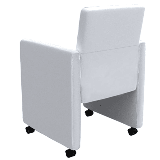 vidaXL Cadeiras de jantar 4 pcs couro artificial branco