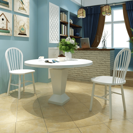 vidaXL Cadeiras de jantar 2 pcs madeira de seringueira maciça branco vidaXL Cadeiras de jantar 2 pcs madeira de seringueira maciça branco