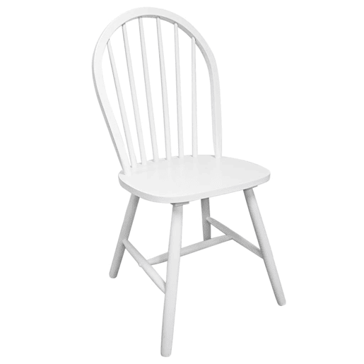 vidaXL Cadeiras de jantar 2 pcs madeira de seringueira maciça branco vidaXL Cadeiras de jantar 2 pcs madeira de seringueira maciça branco