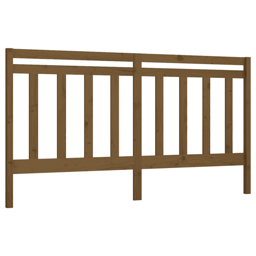 vidaXL Cabeceira de cama 206x4x100 cm pinho maciço castanho mel vidaXL Cabeceira de cama 206x4x100 cm pinho maciço castanho mel