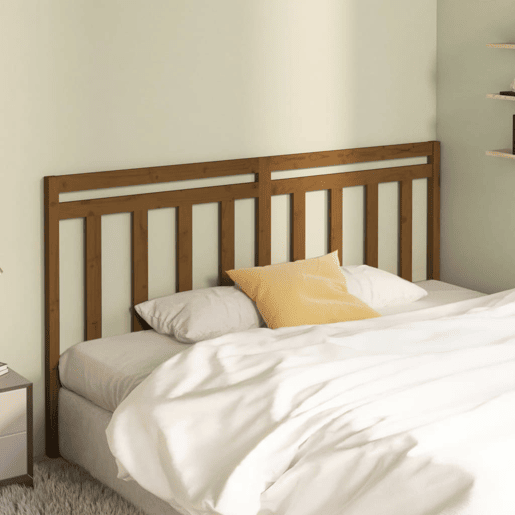 vidaXL Cabeceira de cama 206x4x100 cm pinho maciço castanho mel vidaXL Cabeceira de cama 206x4x100 cm pinho maciço castanho mel