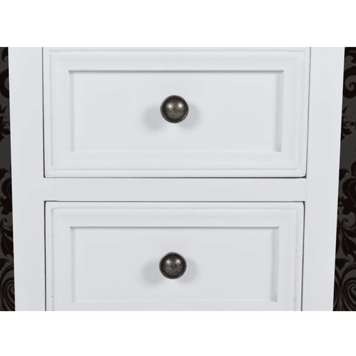 vidaXL Mesas-de-cabeceira com 2 gavetas 2 pcs MDF branco vidaXL Mesas-de-cabeceira com 2 gavetas 2 pcs MDF branco