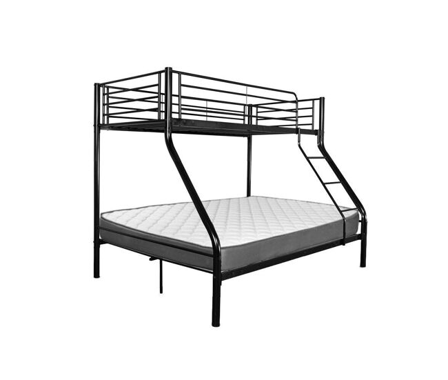 Litera de matrimonio metalica as121 con colchon 135cm