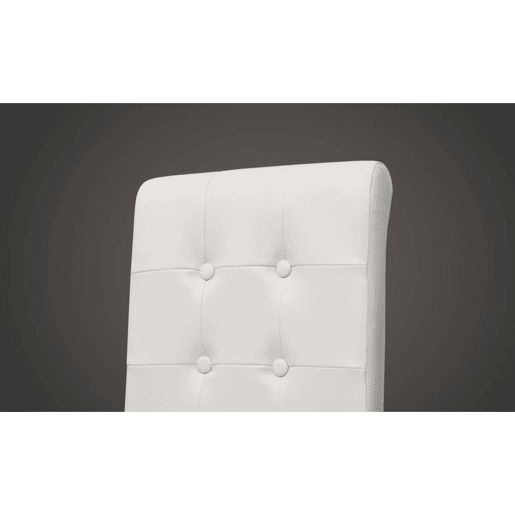 vidaXL Cadeiras de jantar 6 pcs couro artificial branco vidaXL Cadeiras de jantar 6 pcs couro artificial branco