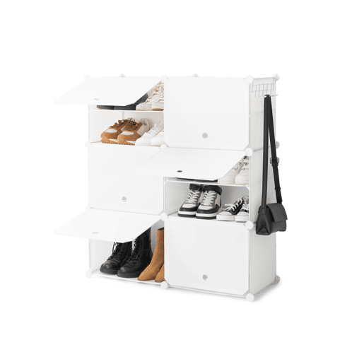 Sapateira Modular Portátil InnovaGoods Branco - 28 pares Sapateira Modular Portátil InnovaGoods Branco - 28 pares