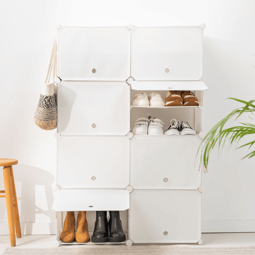 Sapateira Modular Portátil InnovaGoods Branco - 28 pares Sapateira Modular Portátil InnovaGoods Branco - 28 pares