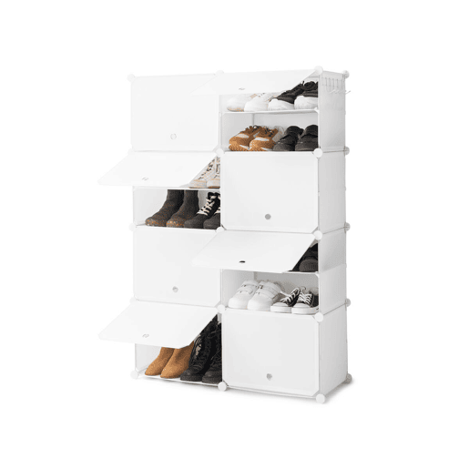 Sapateira Modular Portátil InnovaGoods Branco - 28 pares Sapateira Modular Portátil InnovaGoods Branco - 28 pares