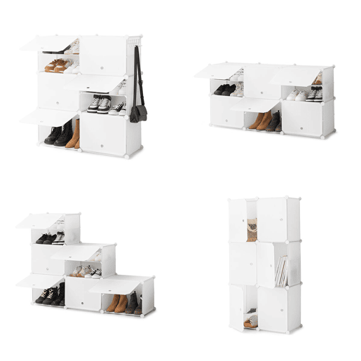 Sapateira Modular Portátil InnovaGoods Branco - 28 pares Sapateira Modular Portátil InnovaGoods Branco - 28 pares