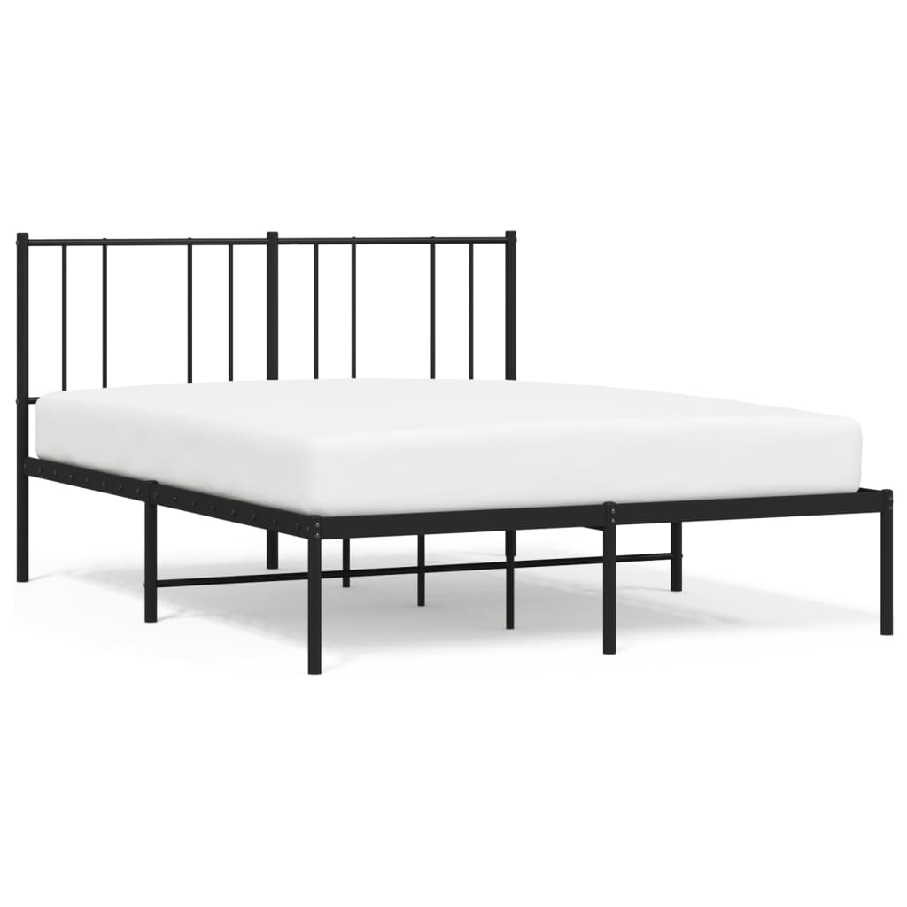 Estructura de cama 160x200 Negro