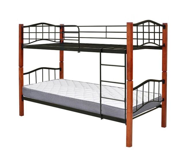 Litera doble cama 90cm madera y metal