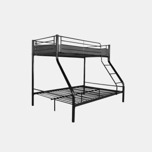 Beliche duplo metálico AS121 com colchão de 90 cm