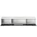 Mueble TV de panel de partículas con puertas abatibles 180 Mueble TV de panel de partículas con puertas abatibles 180 Blanco/ Negro