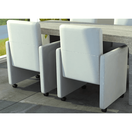 Conjunto 2 x Cadeiras de Jantar Brancas Conjunto 2 x Cadeiras de Jantar Brancas