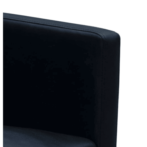 vidaXL Cadeiras de jantar 2 pcs couro artificial preto vidaXL Cadeiras de jantar 2 pcs couro artificial preto