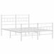 Estructura de cama 150x200 Estructura de cama 150x200 Blanco