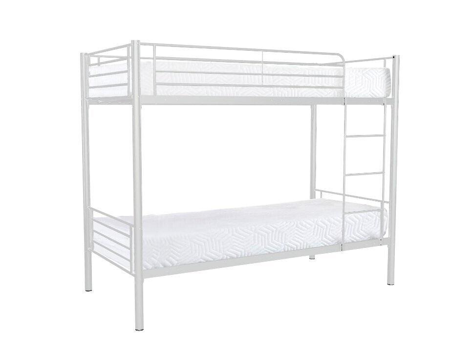 Oferta: litera metalica doble cama 90cm + 2 colchones