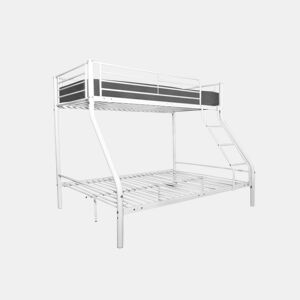 Beliche duplo metálico AS121 com colchão de 90 cm
