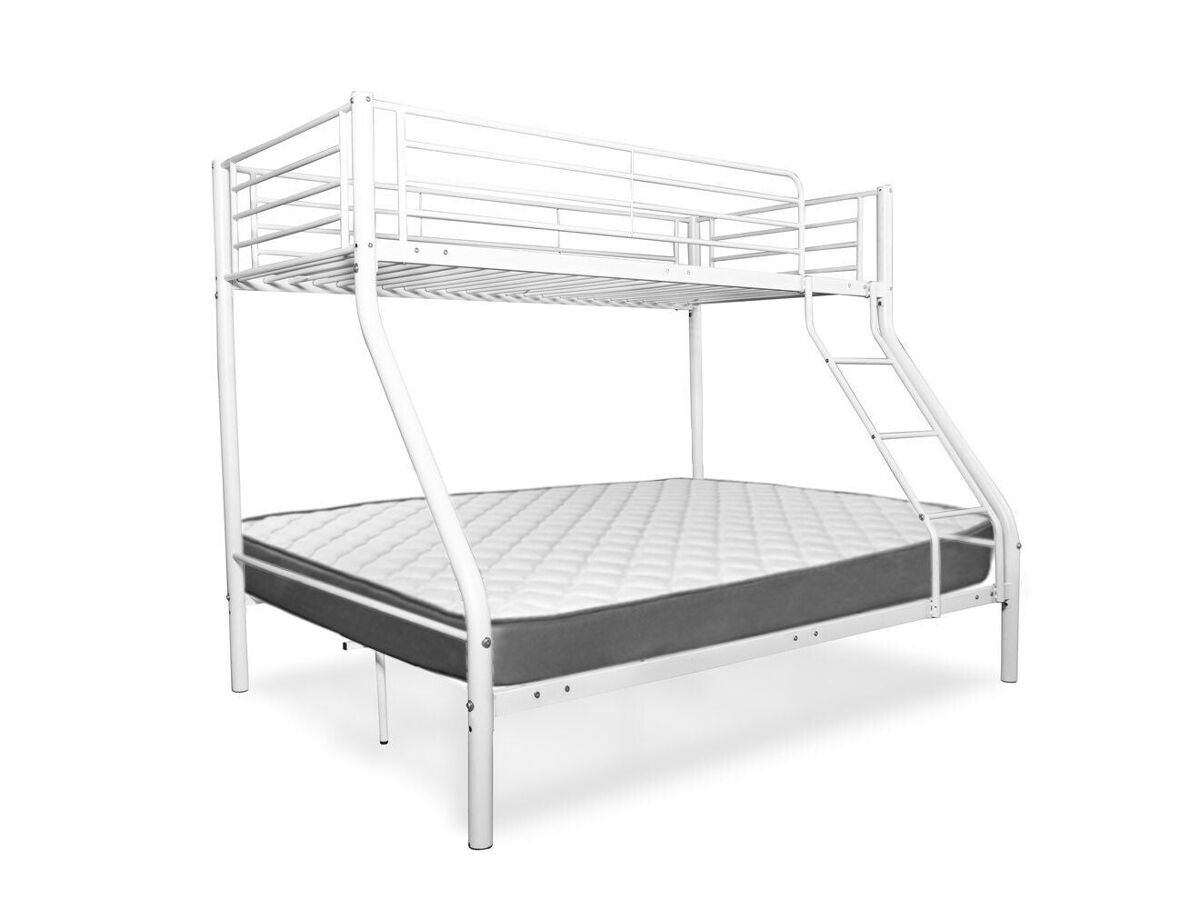 Litera de matrimonio metalica as121 con colchon 135cm