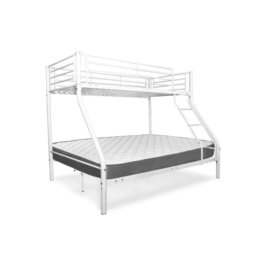 Beliche duplo metálico AS121 com colchão de 135 cm