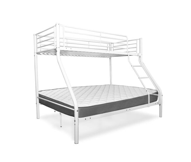Litera de matrimonio metalica as121 con colchon 135cm