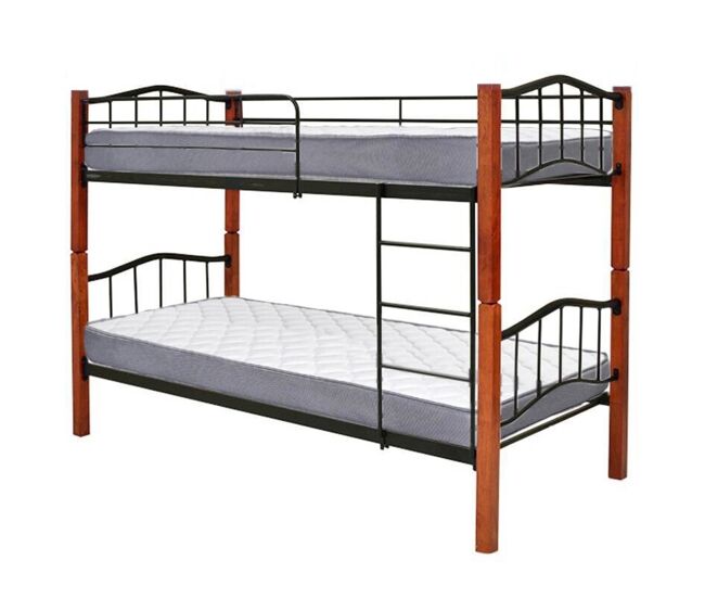 Litera doble cama 90cm madera y metal