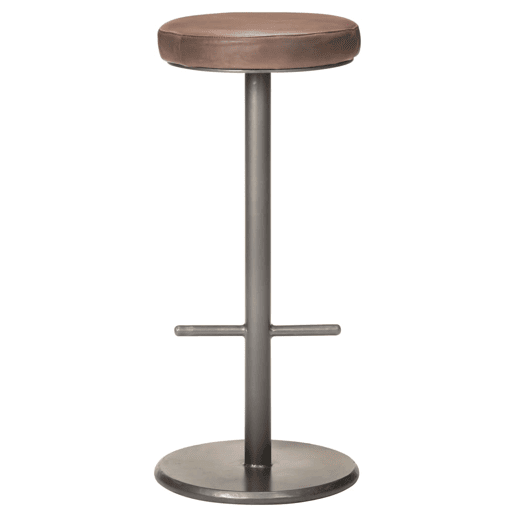 vidaXL Bancos de bar 2 pcs couro genuĂno envelhecido castanho vidaXL Bancos de bar 2 pcs couro genuĂno envelhecido castanho
