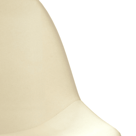 vidaXL Bancos de bar 2 pcs tecido cor creme