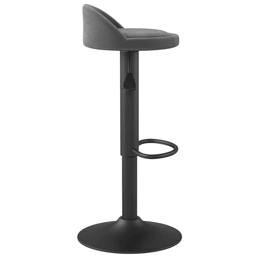 vidaXL Bancos de bar 2 pcs veludo cinzento-escuro vidaXL Bancos de bar 2 pcs veludo cinzento-escuro