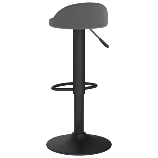 vidaXL Bancos de bar 2 pcs veludo cinzento-escuro vidaXL Bancos de bar 2 pcs veludo cinzento-escuro