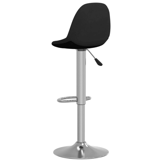 vidaXL Bancos de bar 2 pcs tecido preto vidaXL Bancos de bar 2 pcs tecido preto