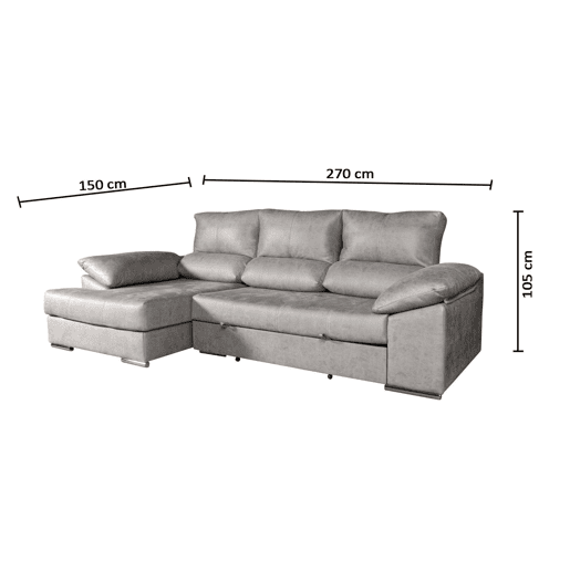 Sofá-cama Chaise Longue Daniel