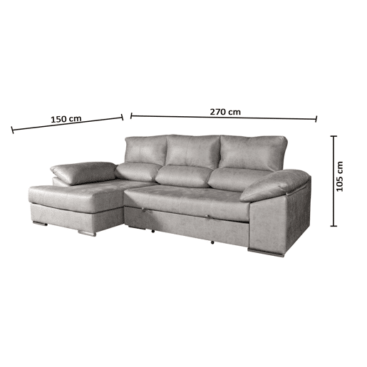 Sofá-cama Chaise Longue Daniel