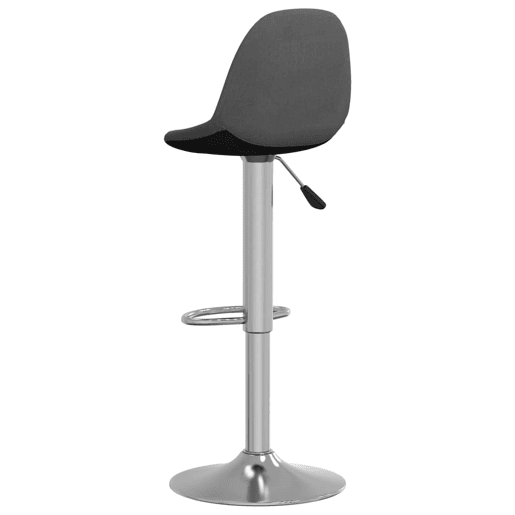 vidaXL Bancos de bar 2 pcs tecido cinzento-escuro vidaXL Bancos de bar 2 pcs tecido cinzento-escuro