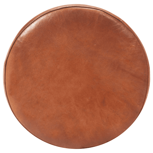 vidaXL Bancos de bar 2 pcs couro genuĂno castanho vidaXL Bancos de bar 2 pcs couro genuĂno castanho