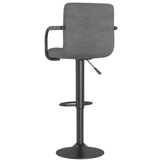 vidaXL Banco de bar tecido cinzento-claro vidaXL Banco de bar tecido cinzento-claro