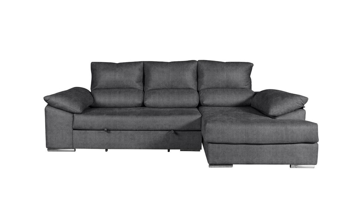 Sofa Cama Chaise Longue Daniel Antracita
