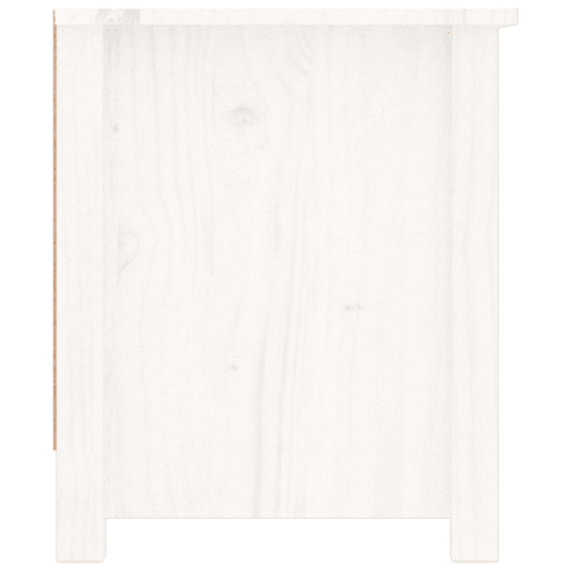 vidaXL Sapateira 110x38x45,5 cm pinho maciço branco vidaXL Sapateira 110x38x45,5 cm pinho maciço branco