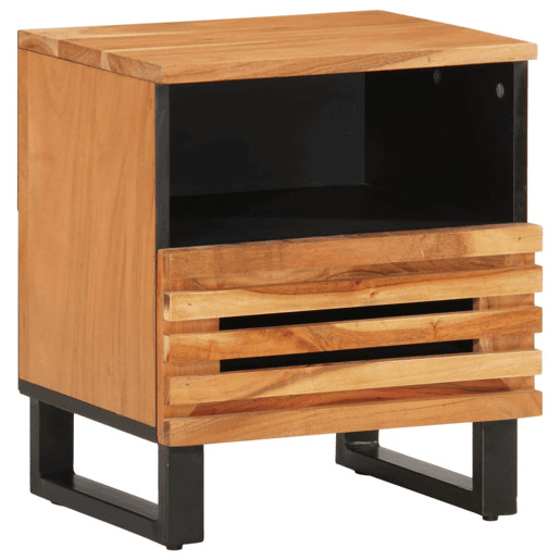 vidaXL Mesa de cabeceira 40x34x46 cm madeira de acácia maciça vidaXL Mesa de cabeceira 40x34x46 cm madeira de acácia maciça
