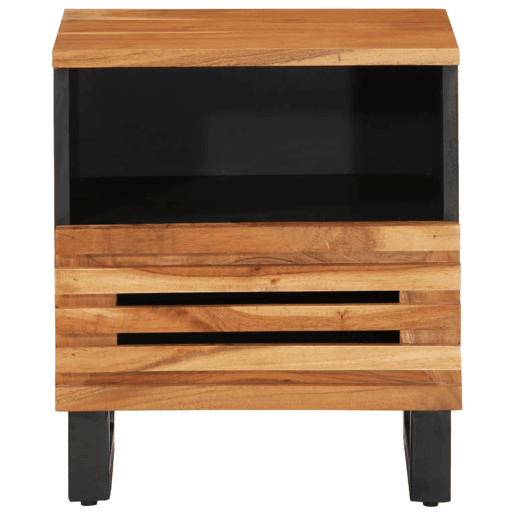 vidaXL Mesa de cabeceira 40x34x46 cm madeira de acácia maciça vidaXL Mesa de cabeceira 40x34x46 cm madeira de acácia maciça