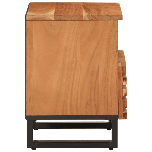 vidaXL Mesa de cabeceira 40x34x46 cm madeira de acácia maciça vidaXL Mesa de cabeceira 40x34x46 cm madeira de acácia maciça