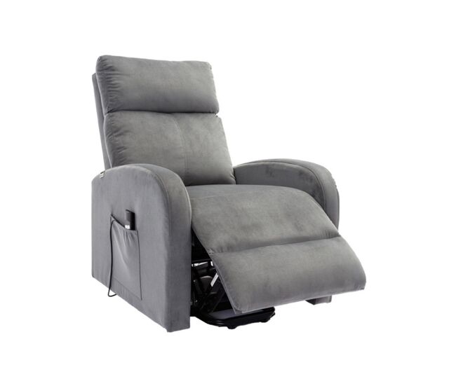 Sillon reclinable electronico irene 1 plaza gris